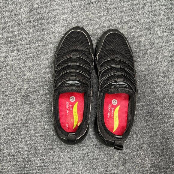 Skechers Jitsy Shoes Women's Size 9 Black Mesh Slip Resistant Comfort Work Shoes - Picture 9 of 12